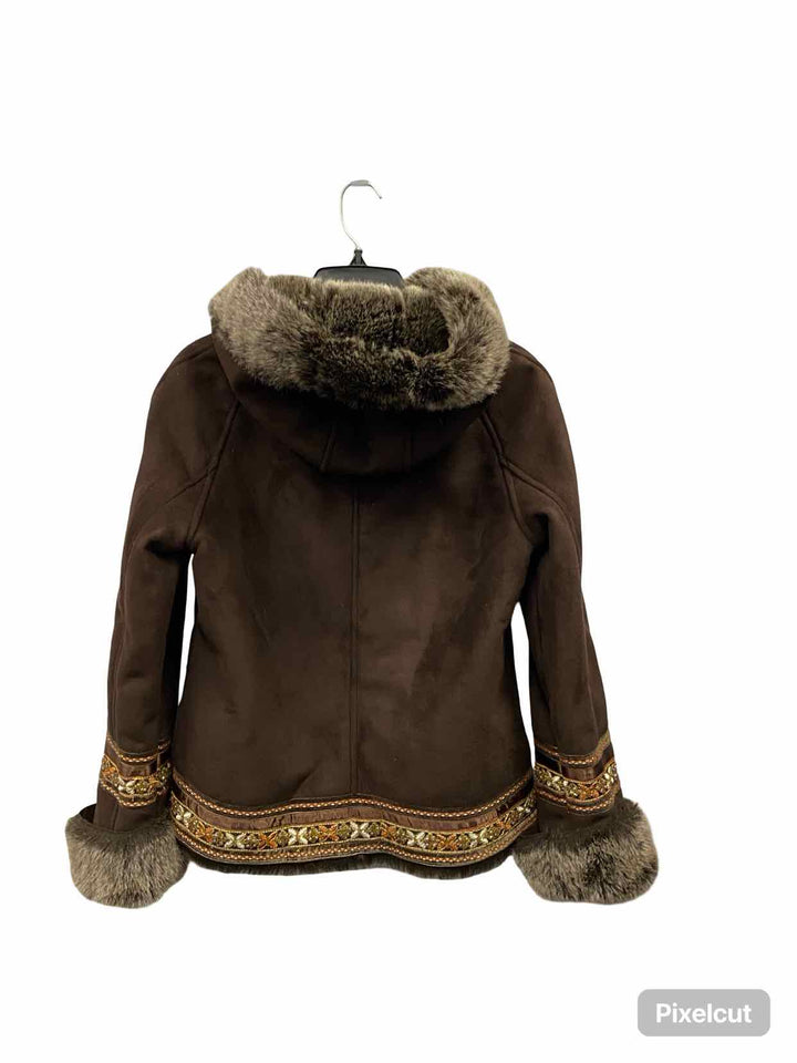 Coldwater Creek Size XS Brown Coat(short)