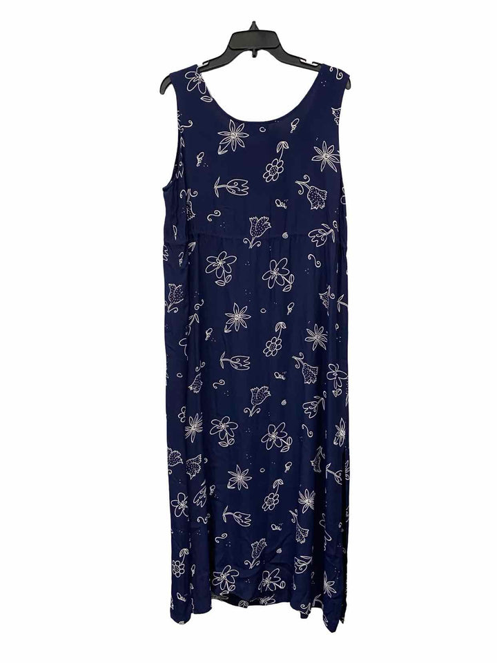 Kenar Size 10 Blue White Floral Dress