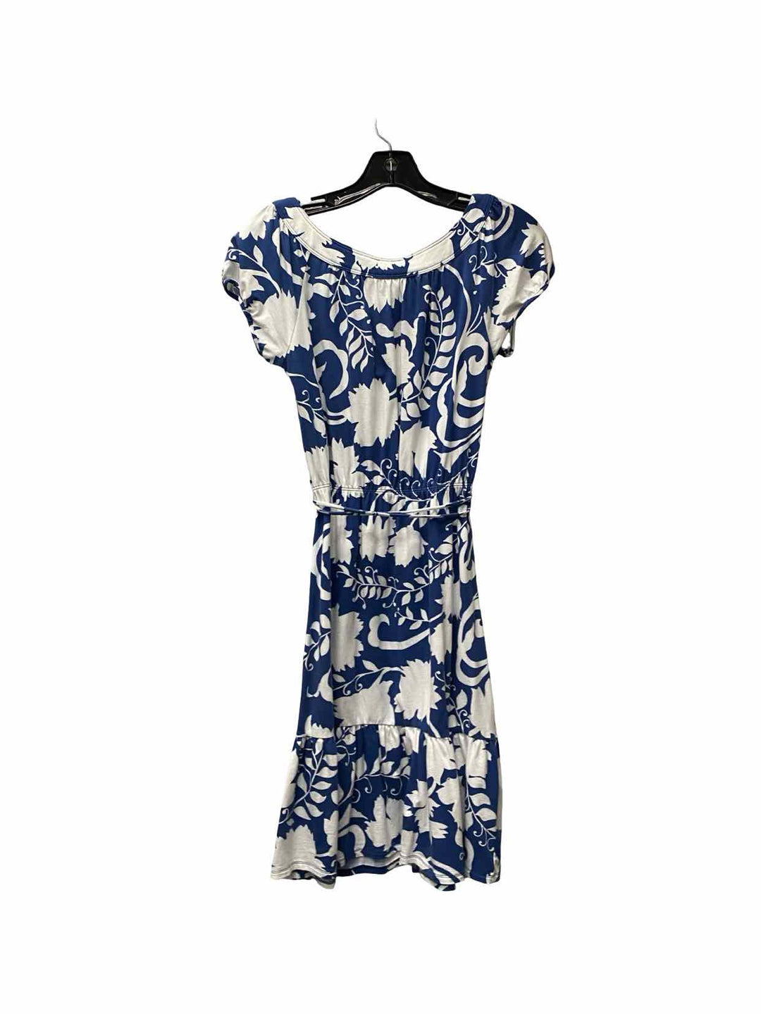 Ann Taylor Size XS Blue White Print Dress