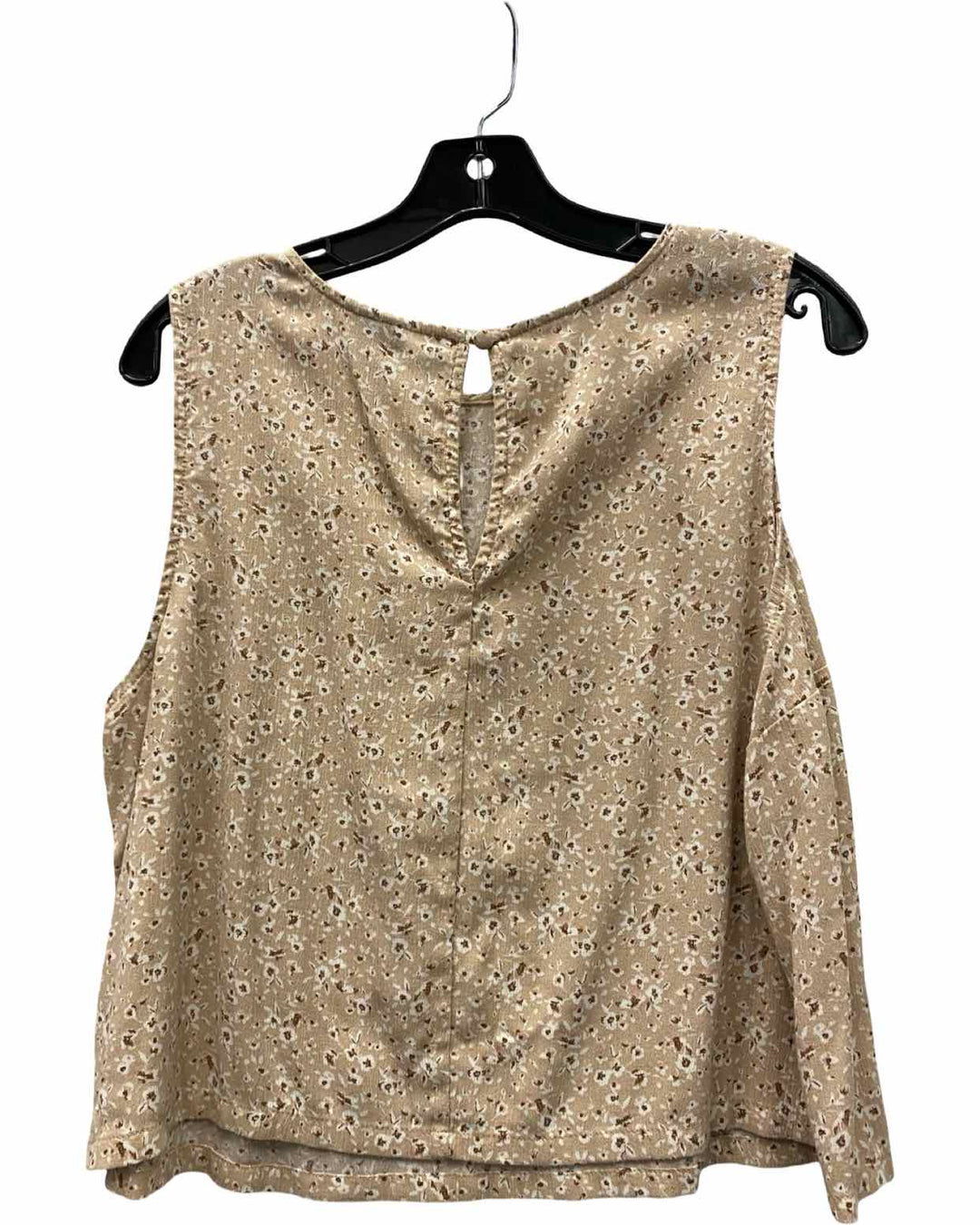 Torrid Size 10 Light Brown Floral Tank Top