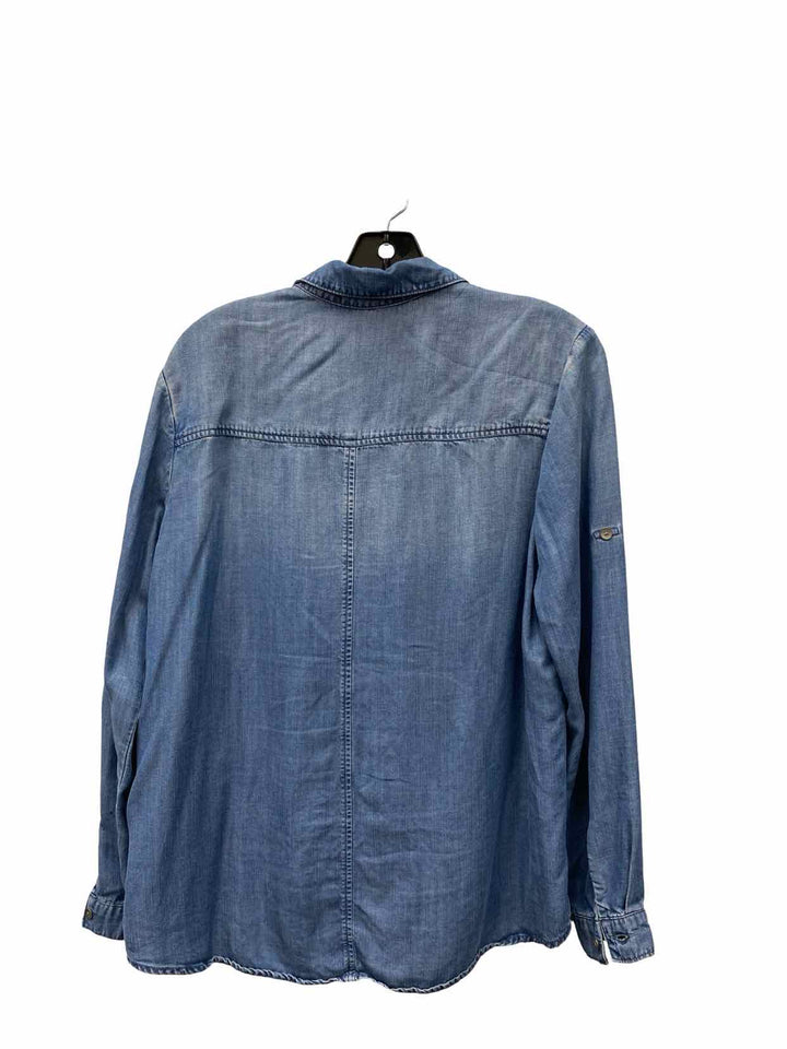 Cloth & Stone Size M Blue Long Sleeve Shirts