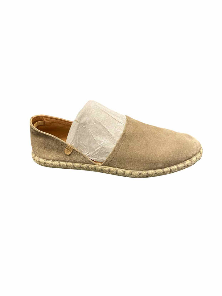 Verbenas Shoe Size 40 Tan Suede Carmen Espardrilles Flats