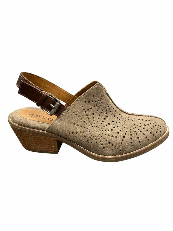 Euro Soft Shoe Size 7 Grey Leather Tulip Sling Boots(Ankle)