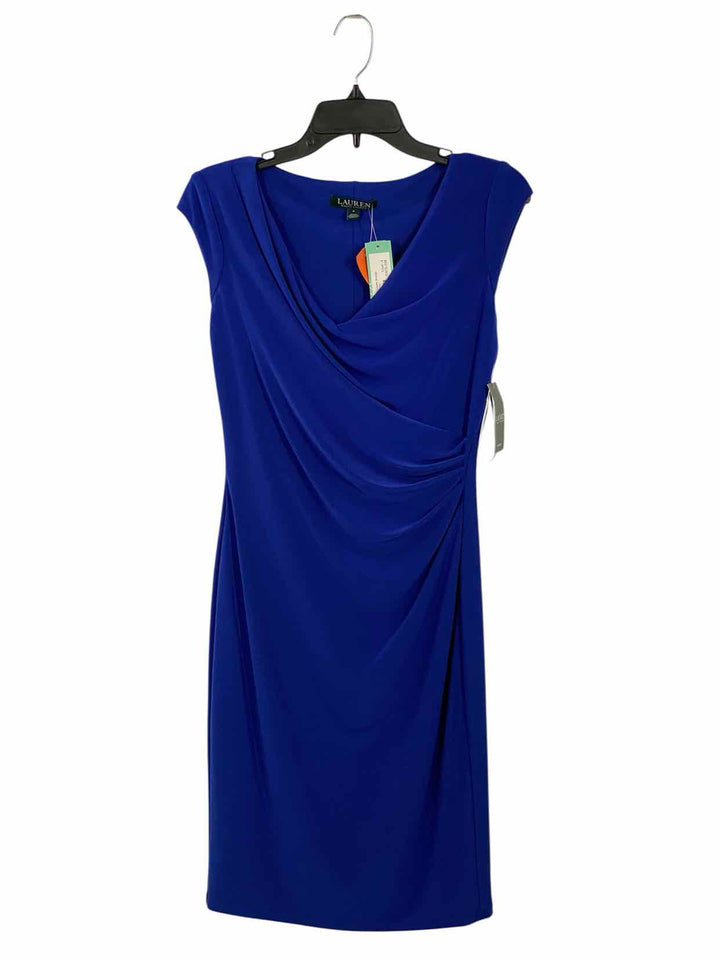Lauren Ralph Lauren Size 4 Cobalt Blue Dress