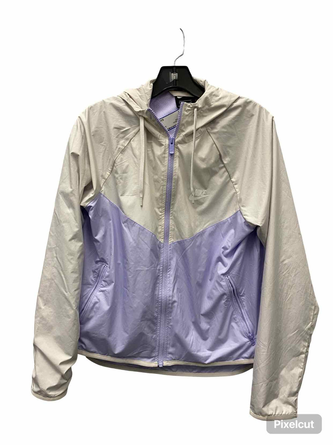 Nike Size S White Purple Jacket (Outdoor)