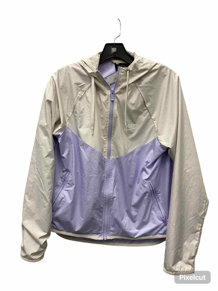Nike Size S White Purple Jacket (Outdoor)