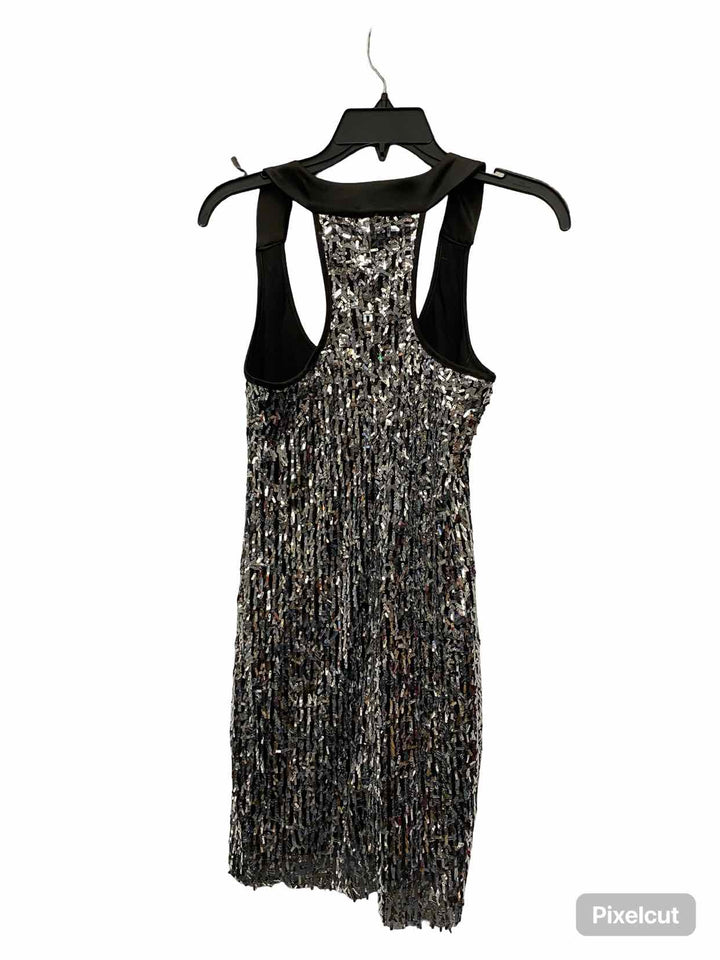 Arden B. Size S Black Slate sequined Formal Dress (Short)