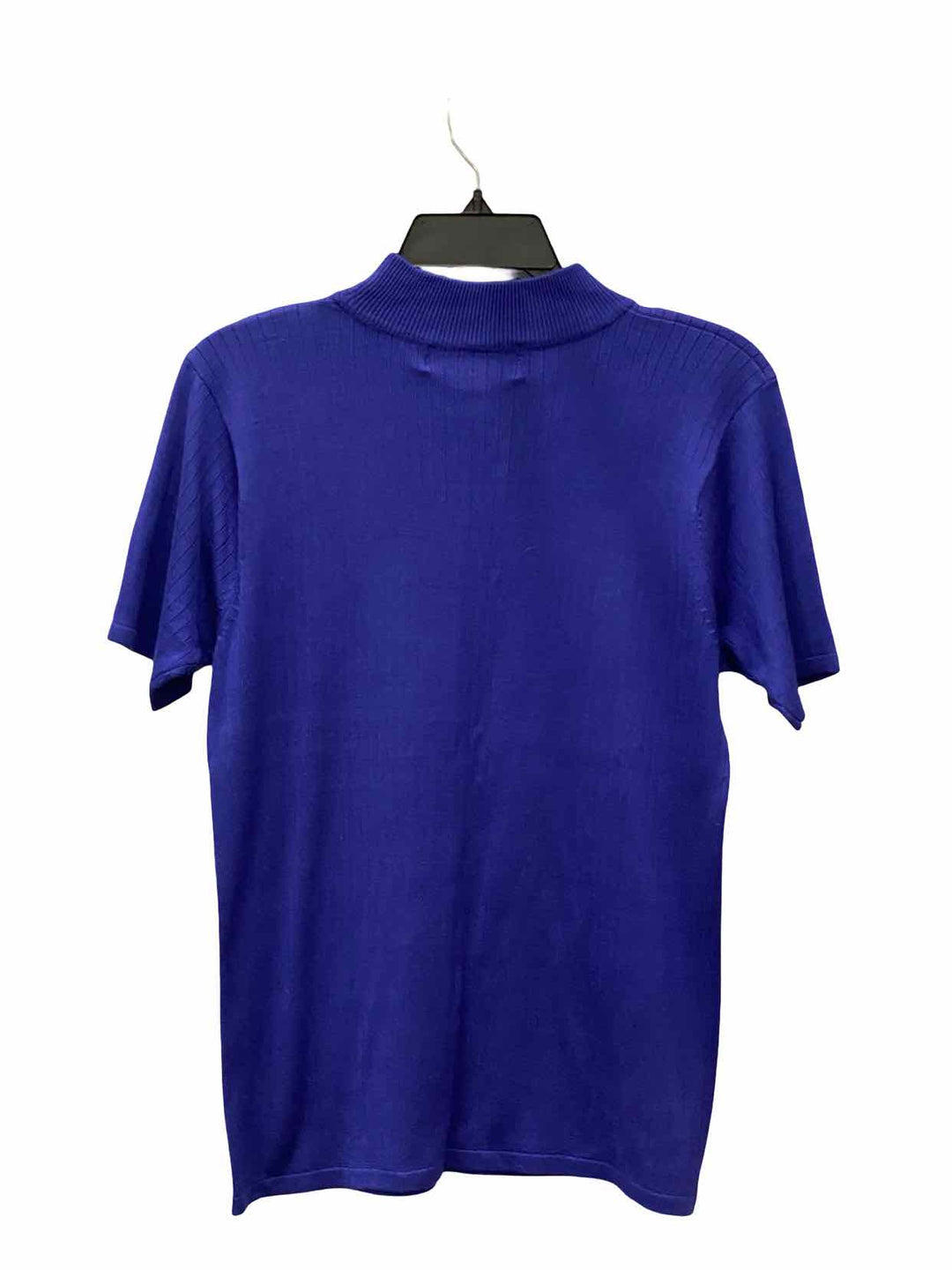 Herman Geist Size S Blue Knit Short Sleeve Shirts