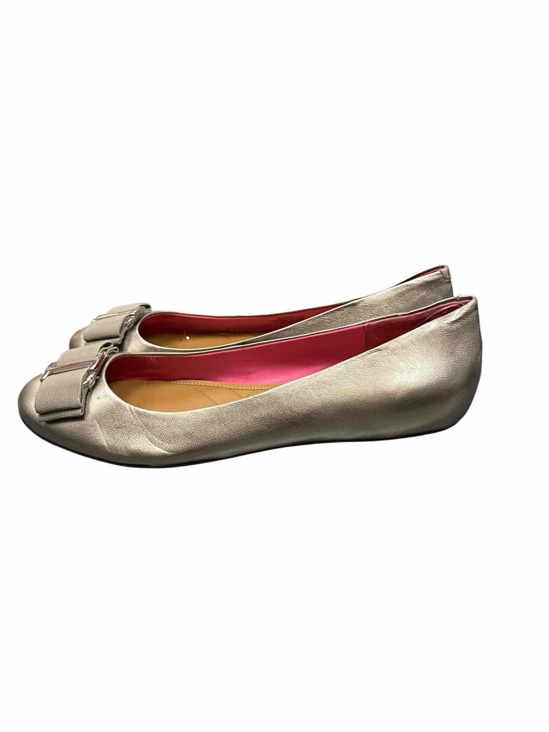 Isaac Mizrahi Live Shoe Size 8 Silver Flats