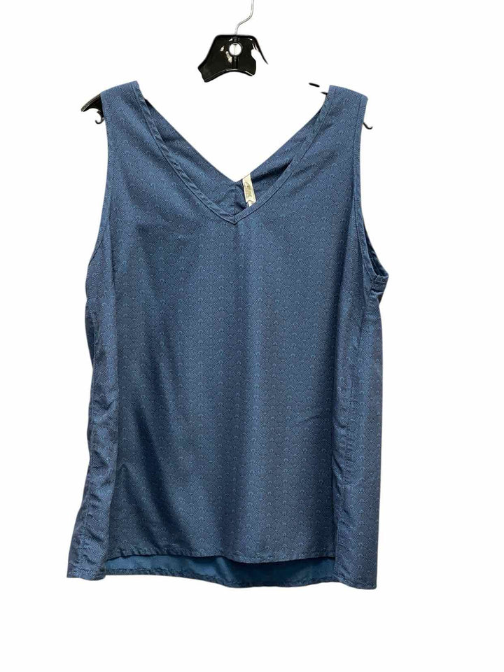 MK Size M Blue Athletic Tank Top