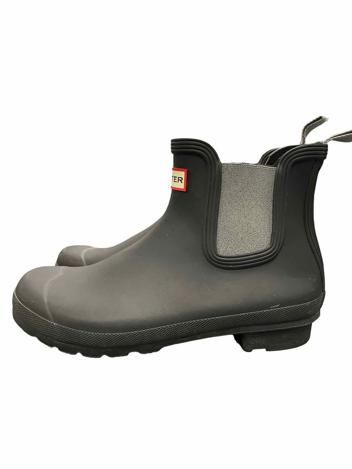 Hunter Shoe Size 11 Black Grey Chelsea Boots(Ankle)