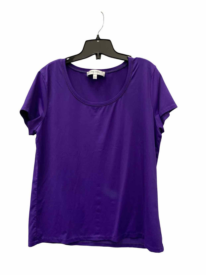 JOnes Studio Size XL Purple Short Sleeve Shirts
