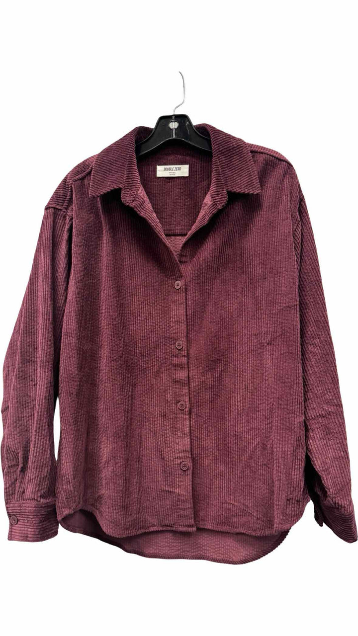Double Zero Size S Purple Long Sleeve Shirts