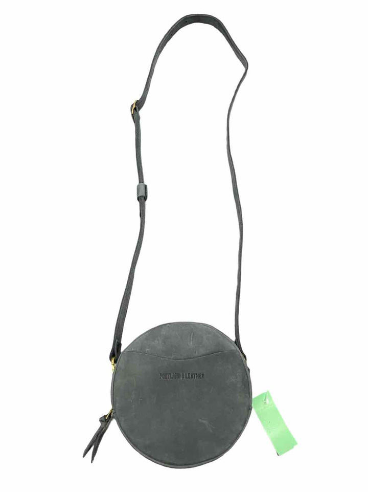 Portland Leather Goods Grey Circle Purse