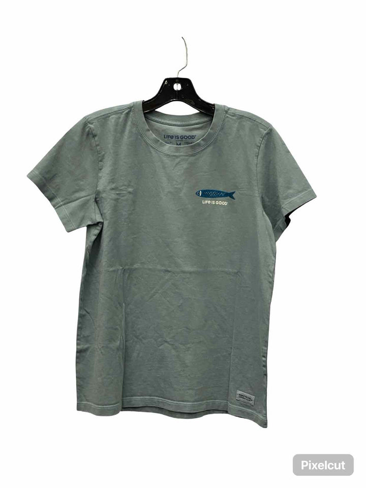 Life is Good Size M Blue T-shirt
