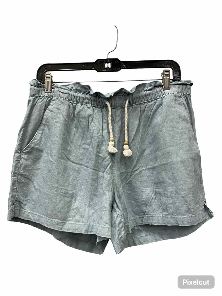 Hang Ten Size M Blue Linen Blend Shorts