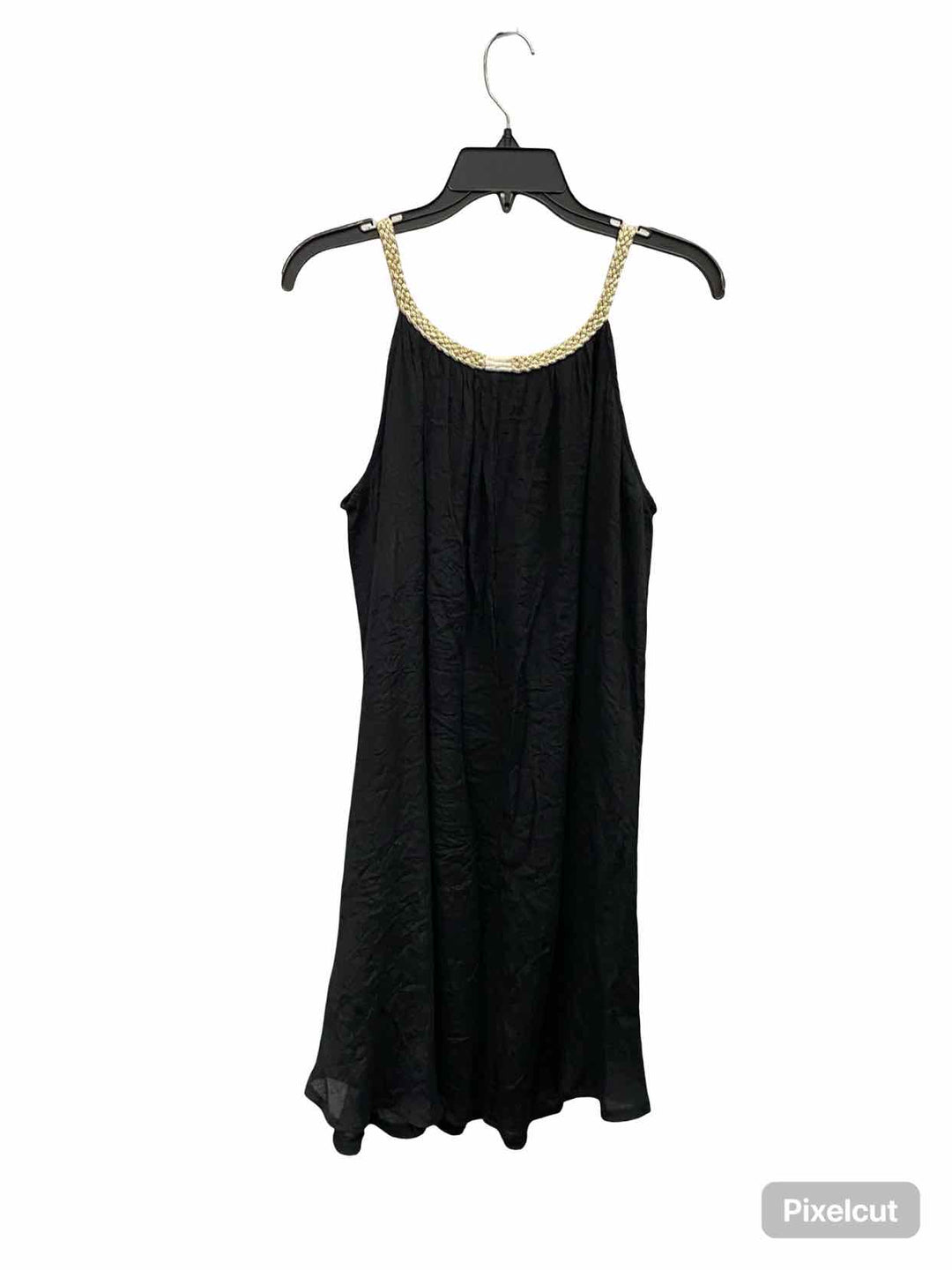 India Boutique Size One Size Black Gold Dress