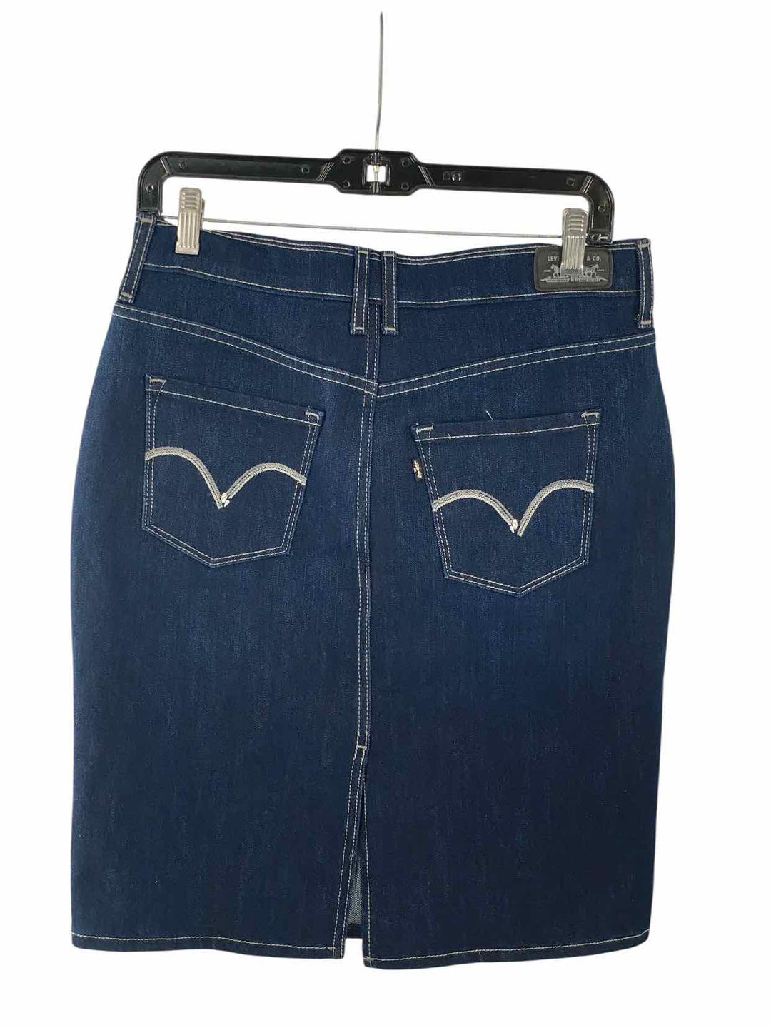 Levi's Size 8 Dark Blue Denim Skirt
