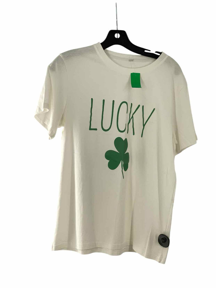 Size 2X White St. Patricks Day T-shirt