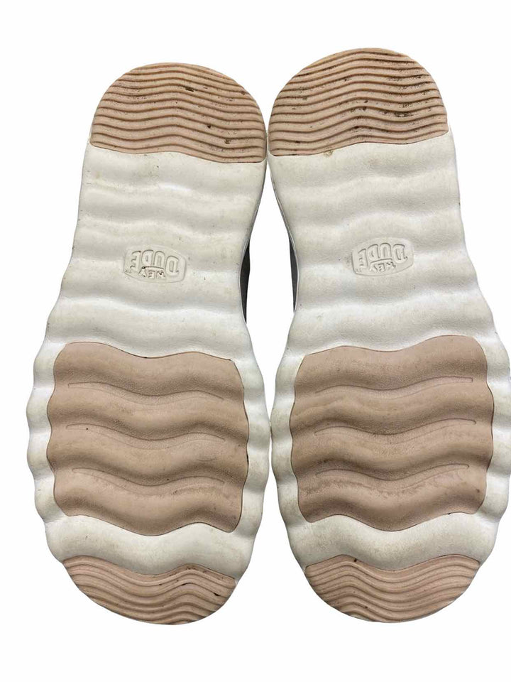 Hey Dude Shoe Size 8 Tan Leather & Wool Blend Reyes Sneakers
