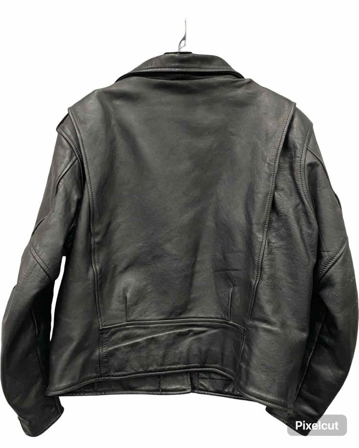 Harley Davidson Size XL Black Genuine leather Coat(short)