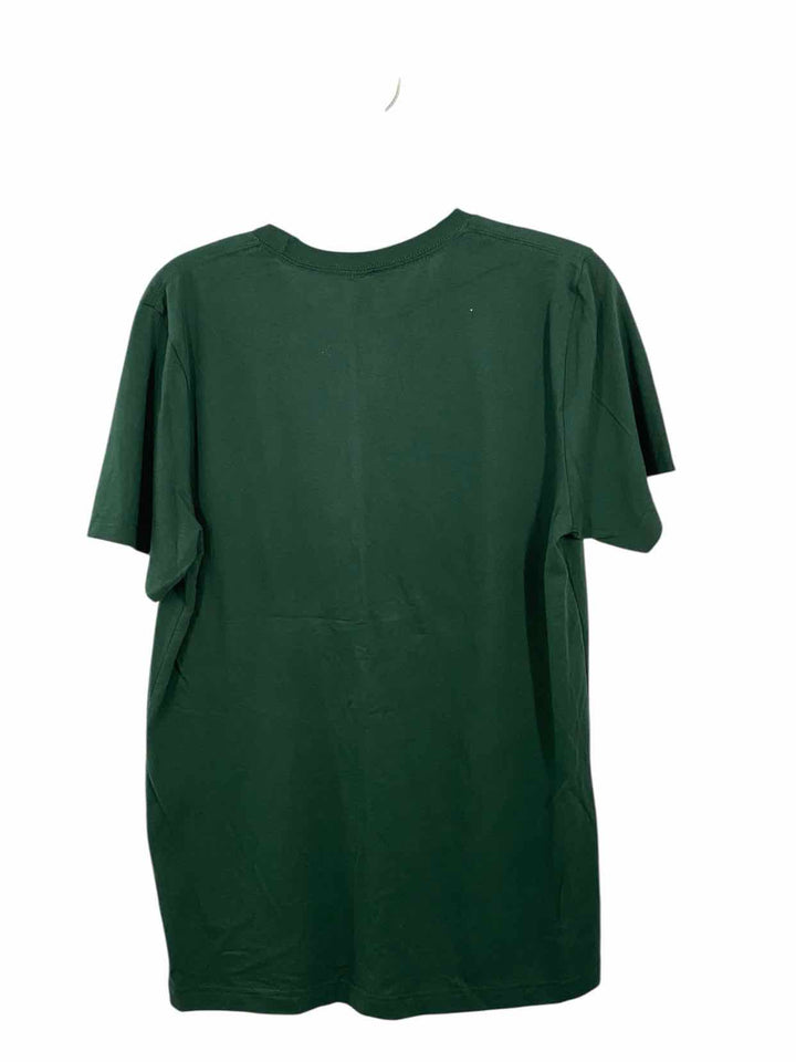 Canvas Size M Green Print T-shirt