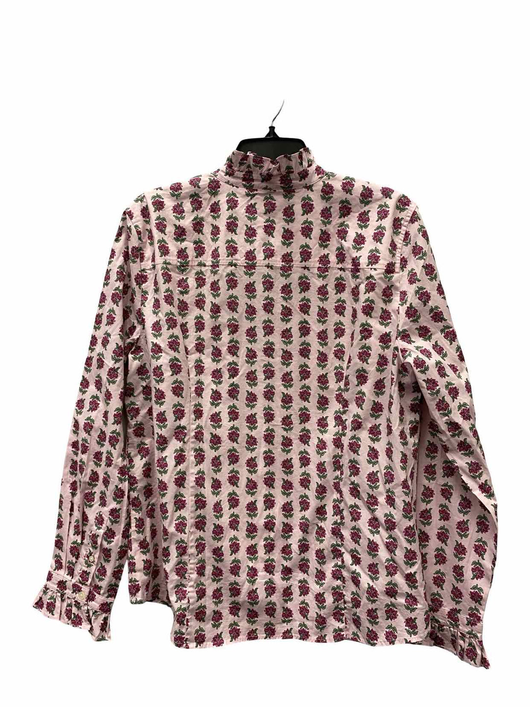 J Crew Size XL Pink Floral Long Sleeve Shirts