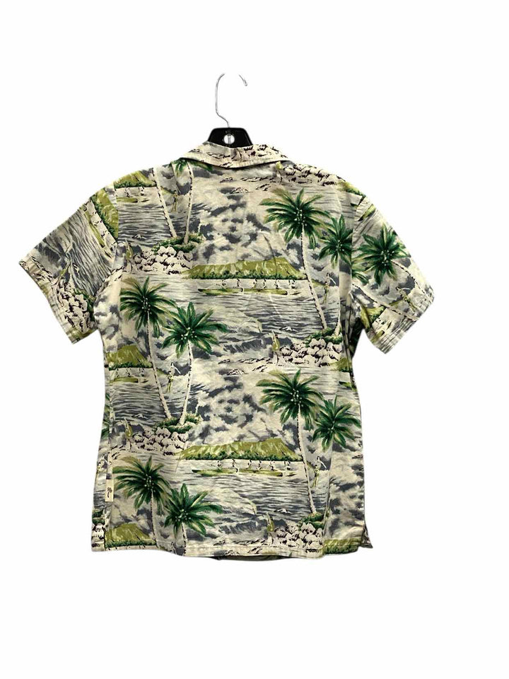 Go Barefoot Size XS Green Short Sleeve Shirts