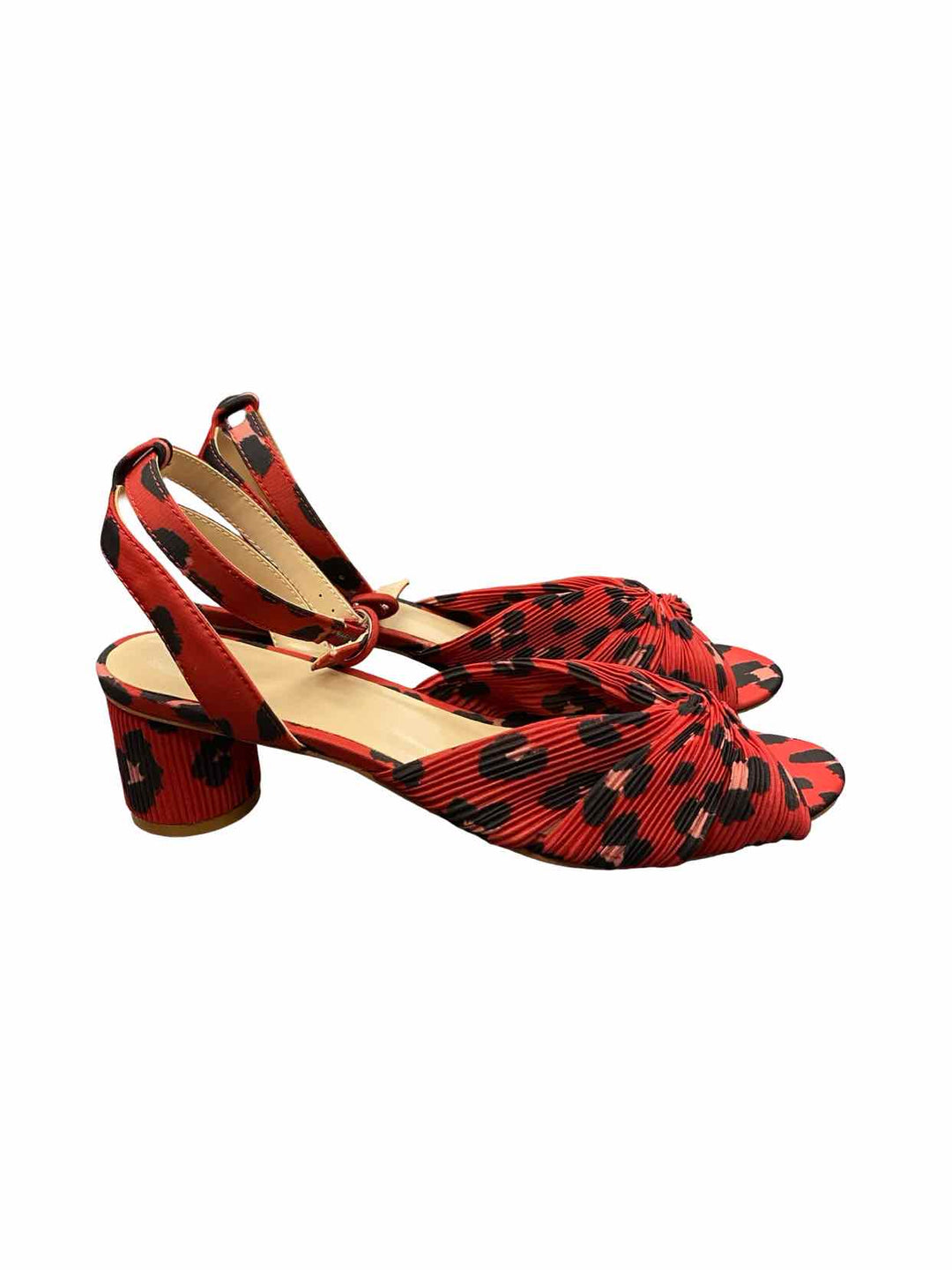 Cabi Shoe Size 9 Red Leopard Heels