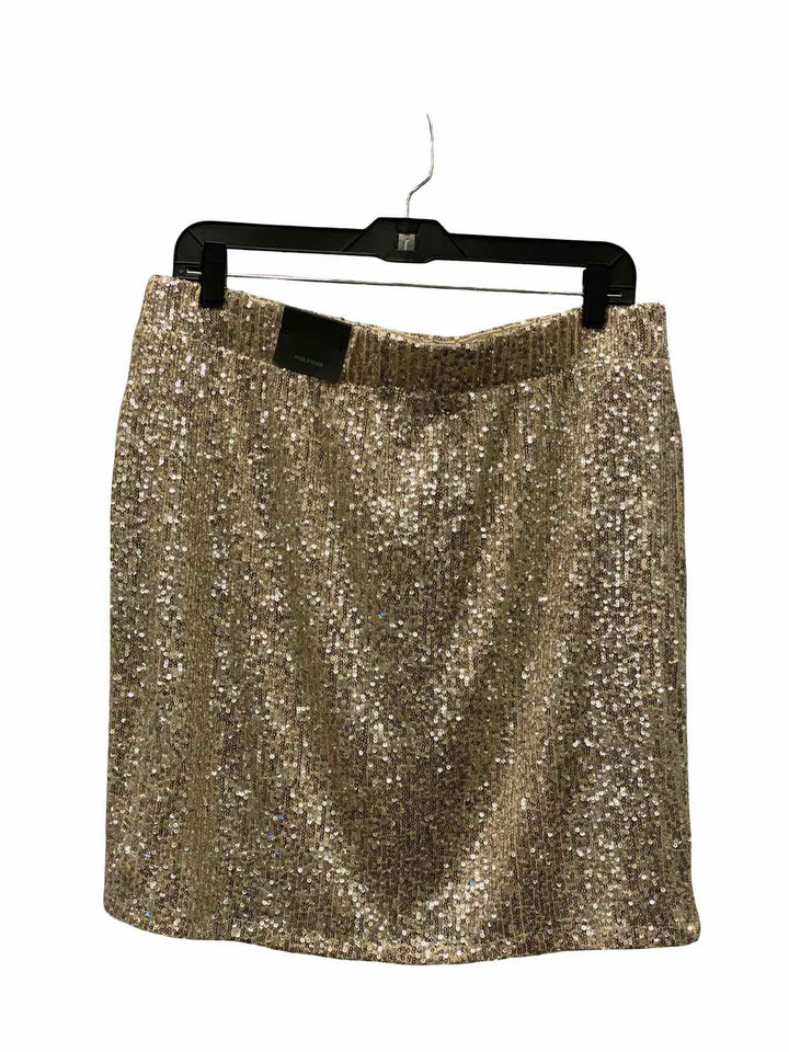 Maurices Size L Silver sequined Skirt
