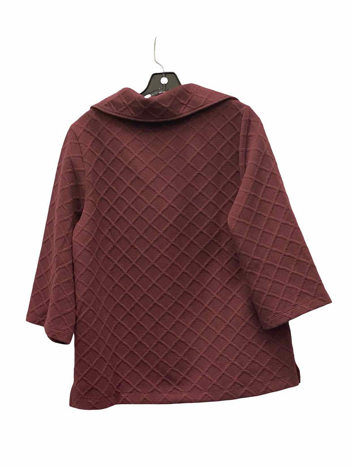 Soft Surroundings Size S Burgundy Sweater