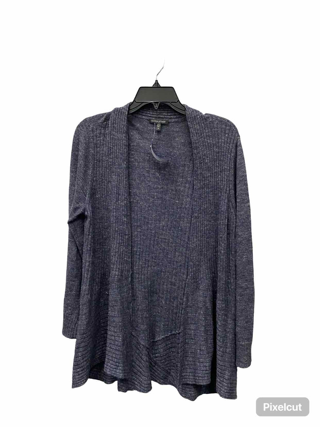 Eileen Fisher Size M Black 30%linen 30% silk 40% wool Sweater