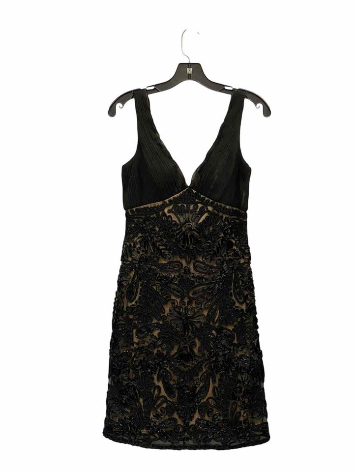 Sue Wong Size 6 Black Dress