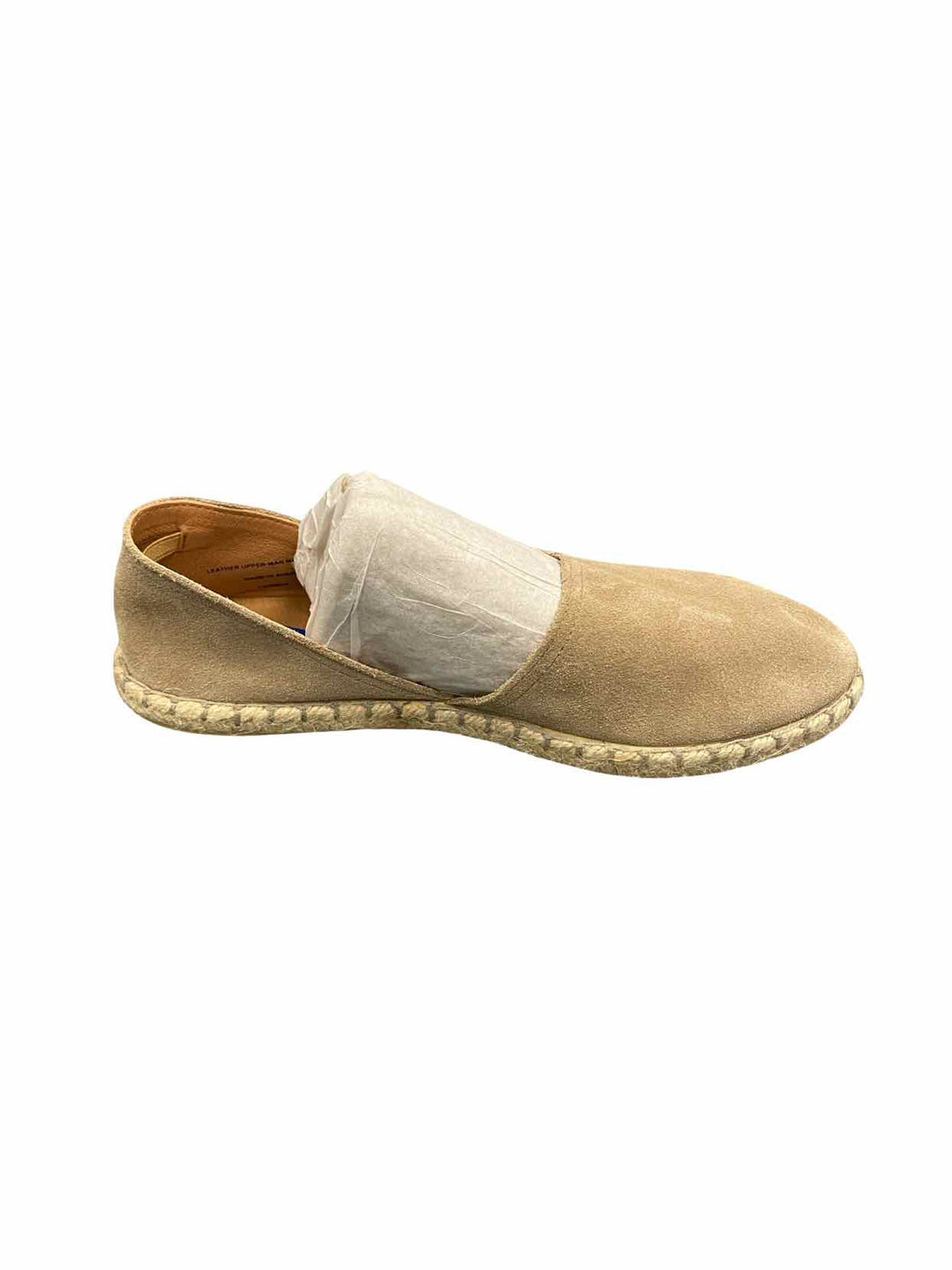 Verbenas Shoe Size 40 Tan Suede Carmen Espardrilles Flats