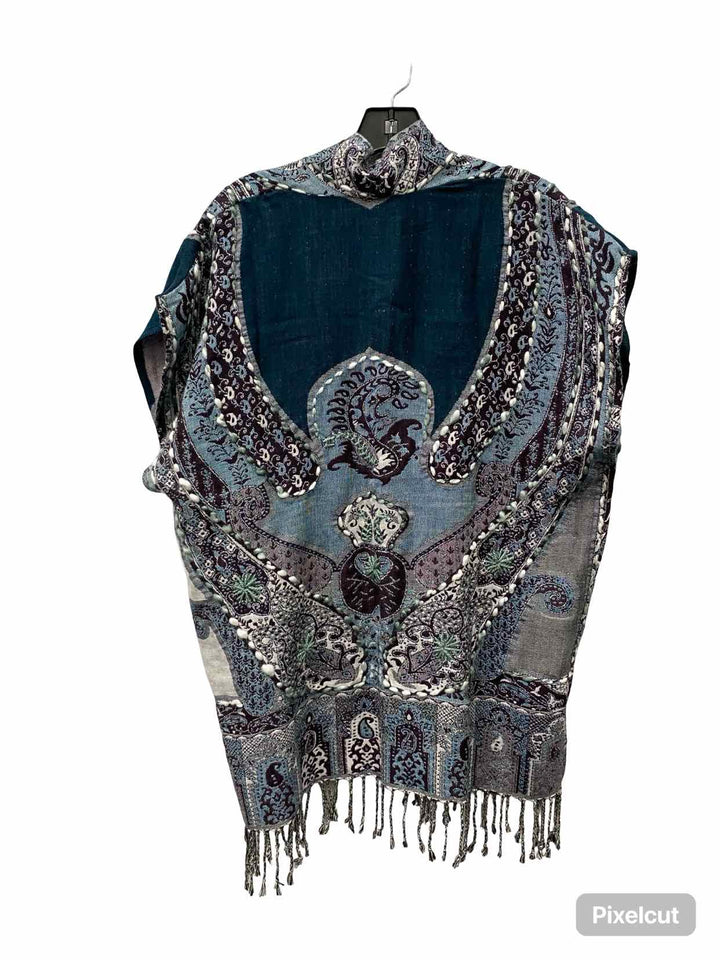 Unknown Brand Size One Size Blue Print Jacket