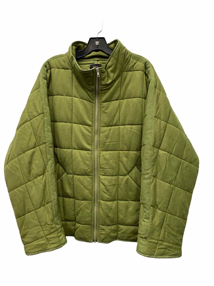 Quince Size L Green Quilted Coat(short)