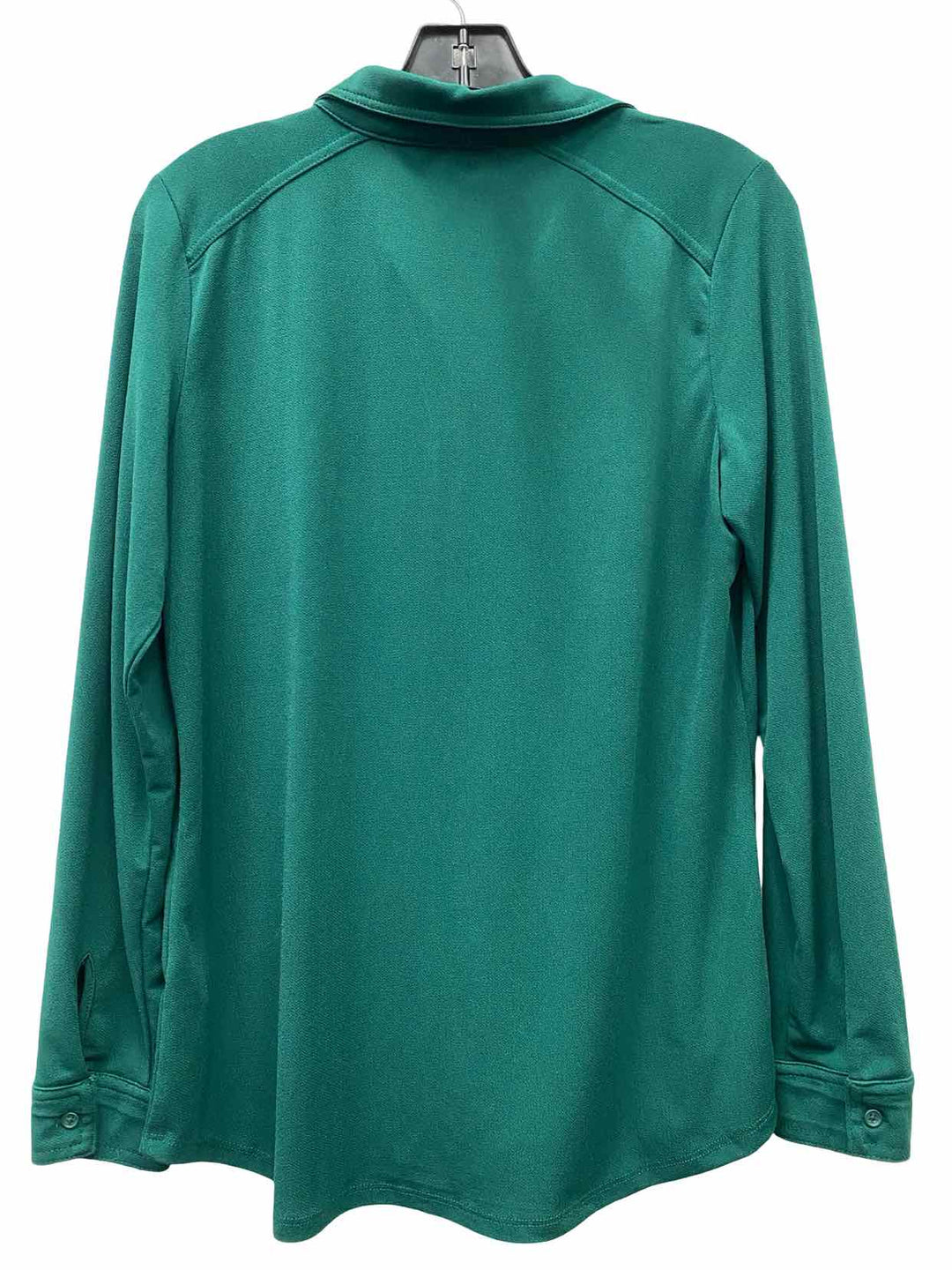 Adriana Papell Size M Green Long Sleeve Shirts