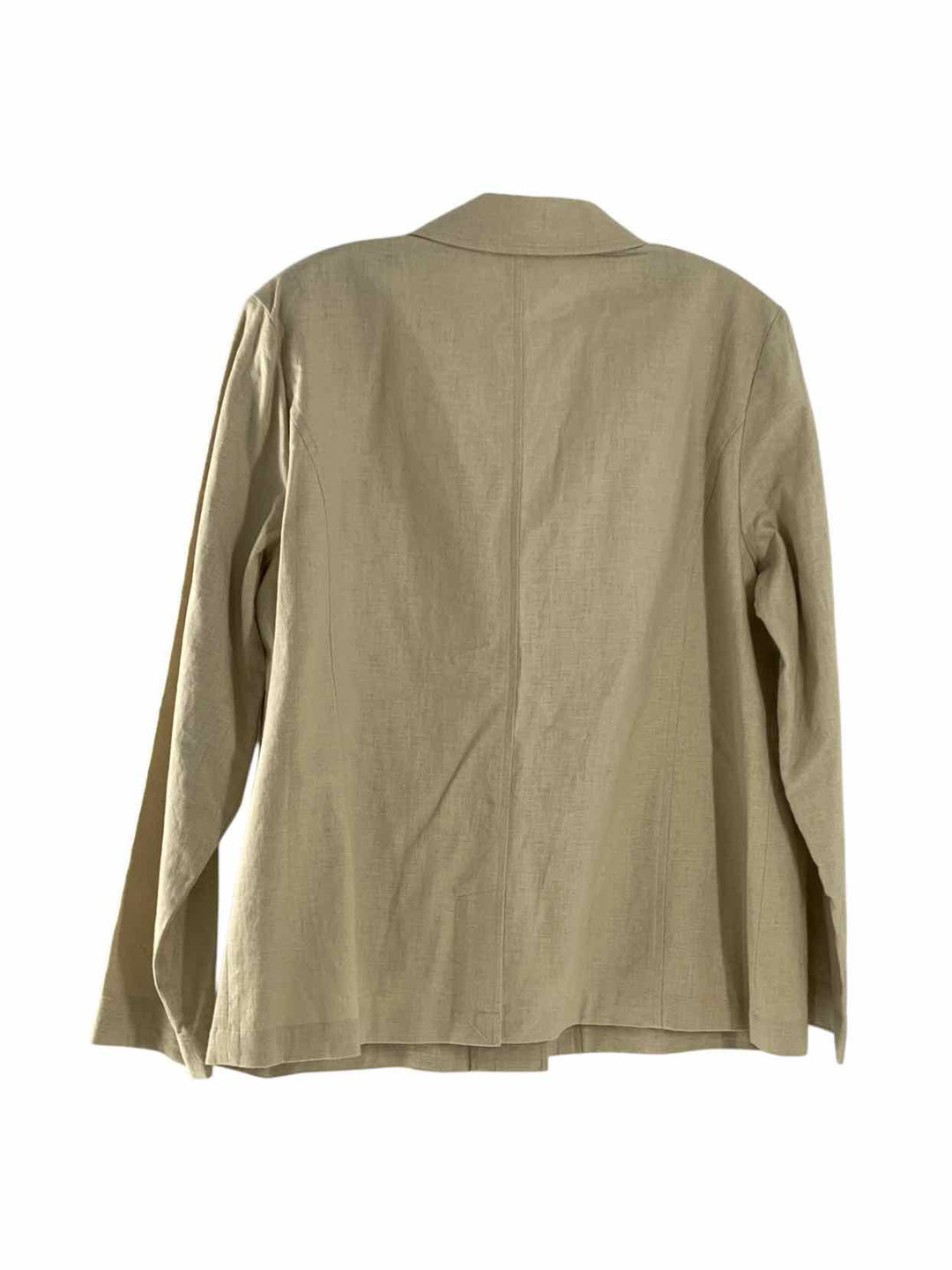 Appleseed's Size 16 Beige Linen Blend Jacket