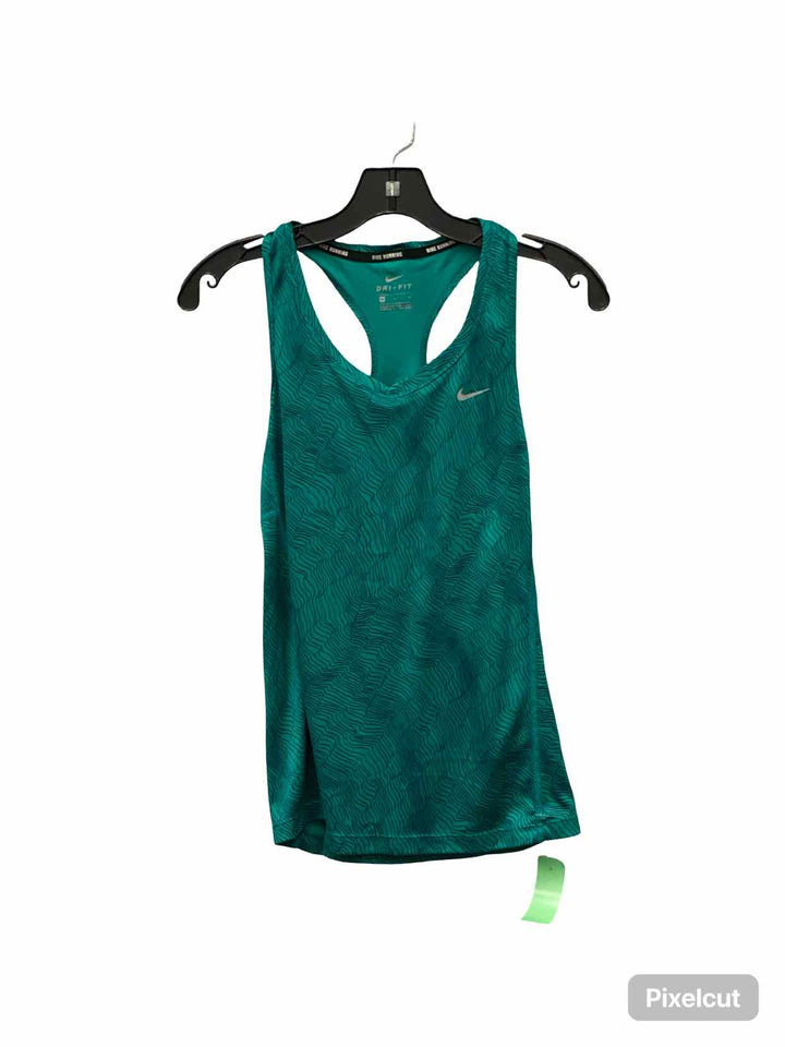 Nike Size M Green Athletic Tank Top