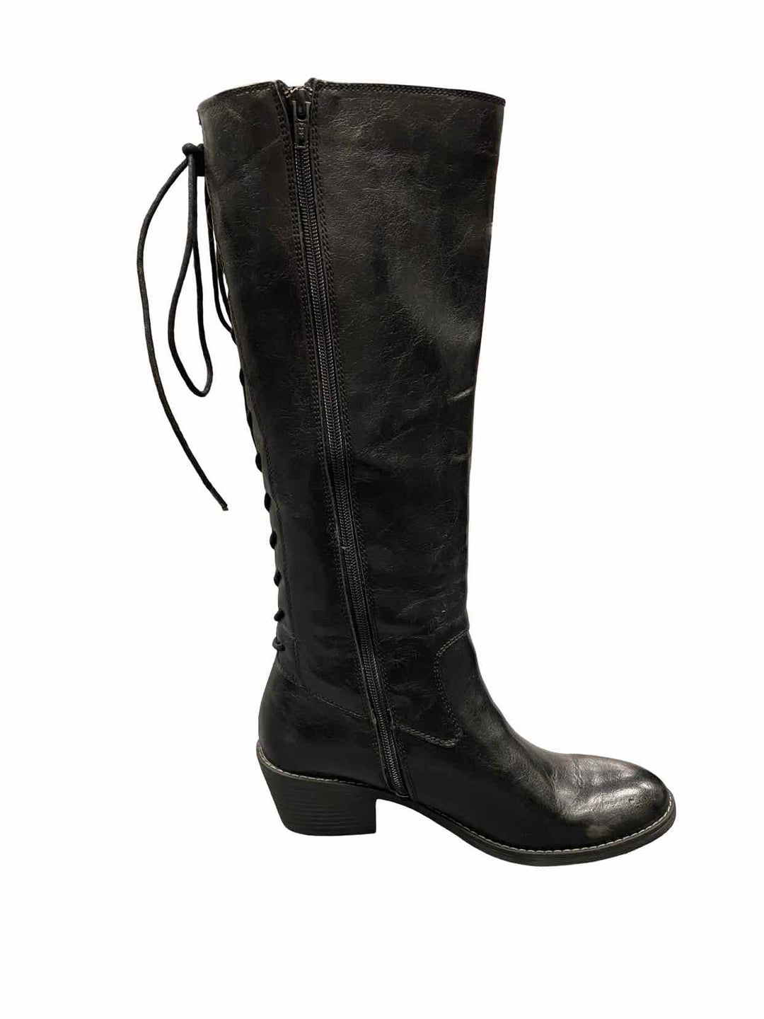 Sofft Shoe Size 9 Black Leather Sharnell 2 Boots(knee)
