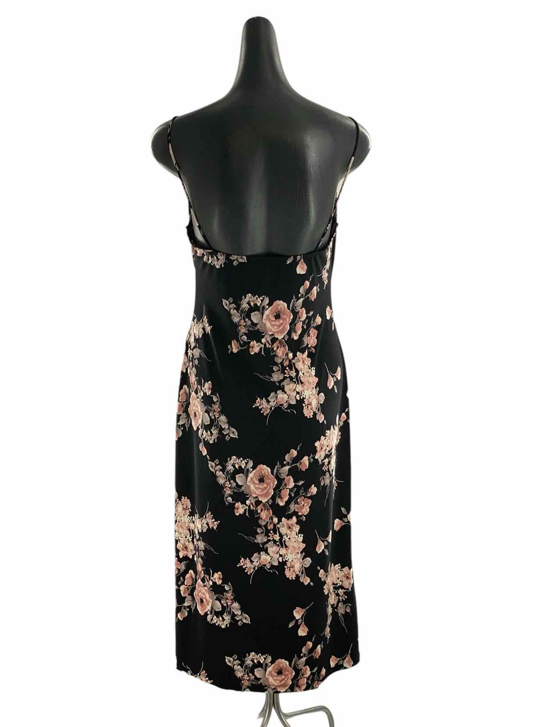 Lovely Day Size S Black Pink Floral Dress