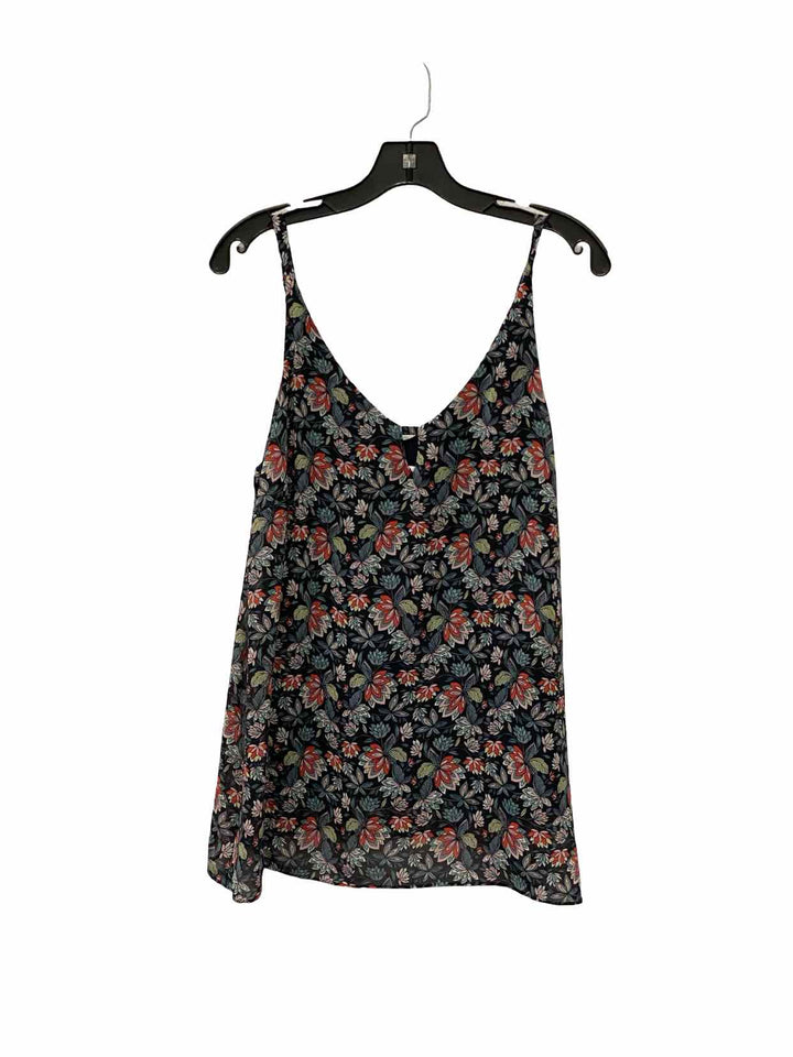 Cabi Size M Blue Floral Tank Top