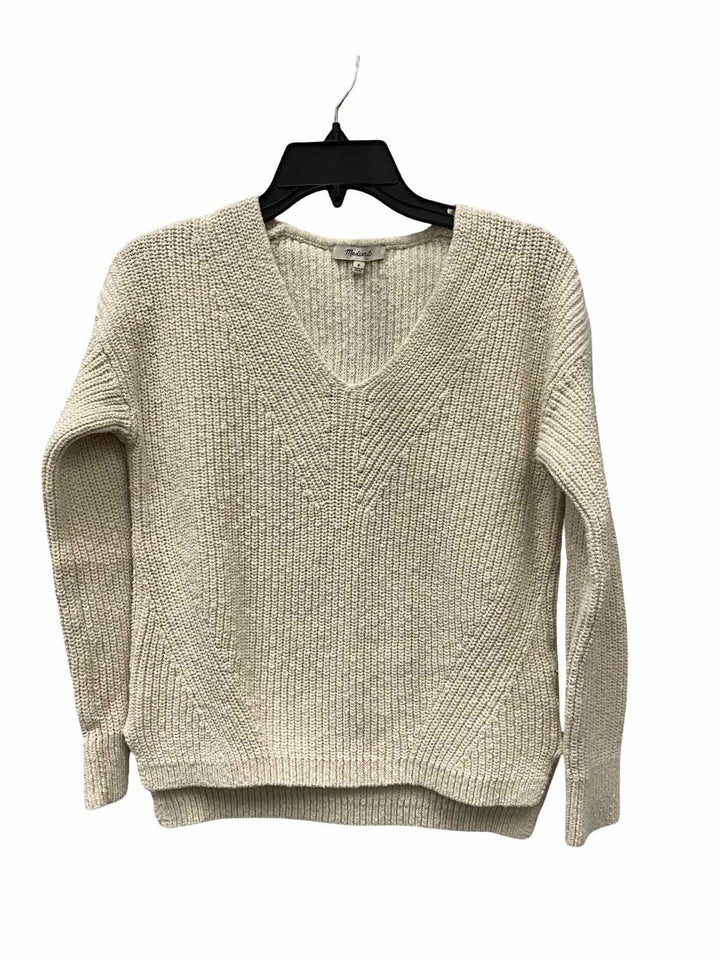 MadeWell Size S Off White Sweater