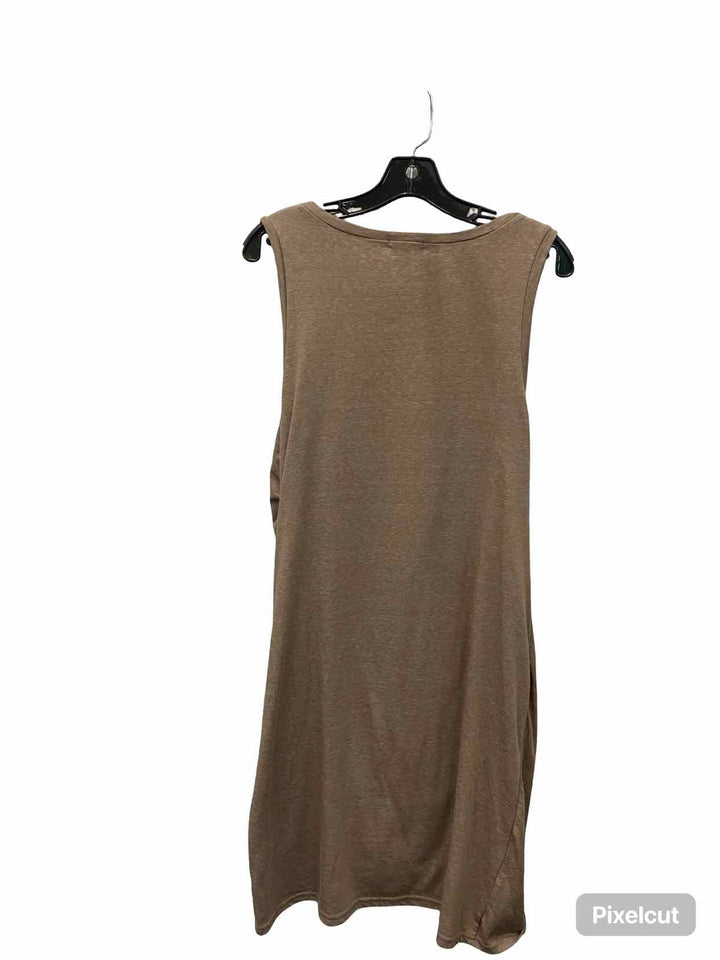Leith Size 1X Brown Dress