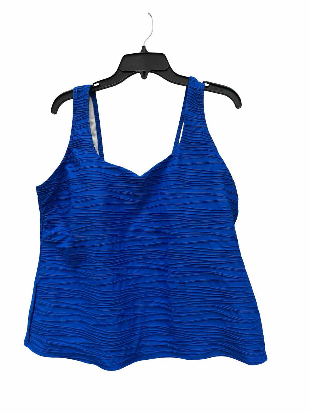 Land's End Size 18 Blue Swimsuit Top