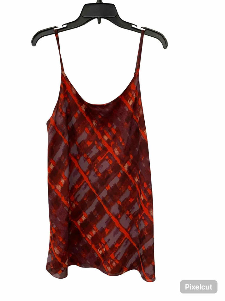 Cabi Size L Red Print Tank Top