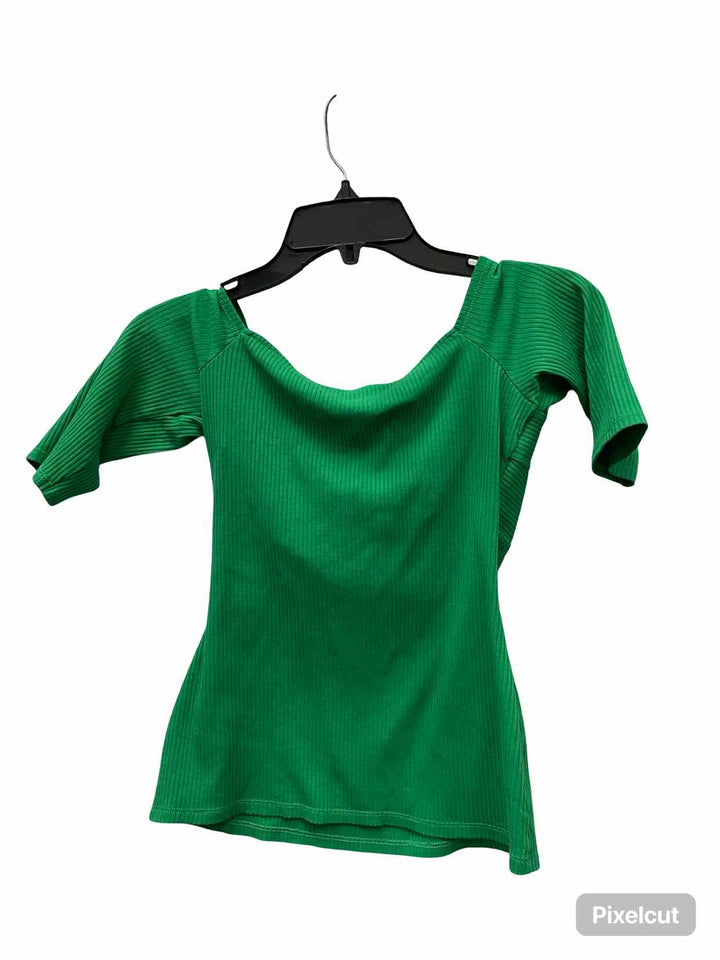 Sezane Size M Green Short Sleeve Shirts