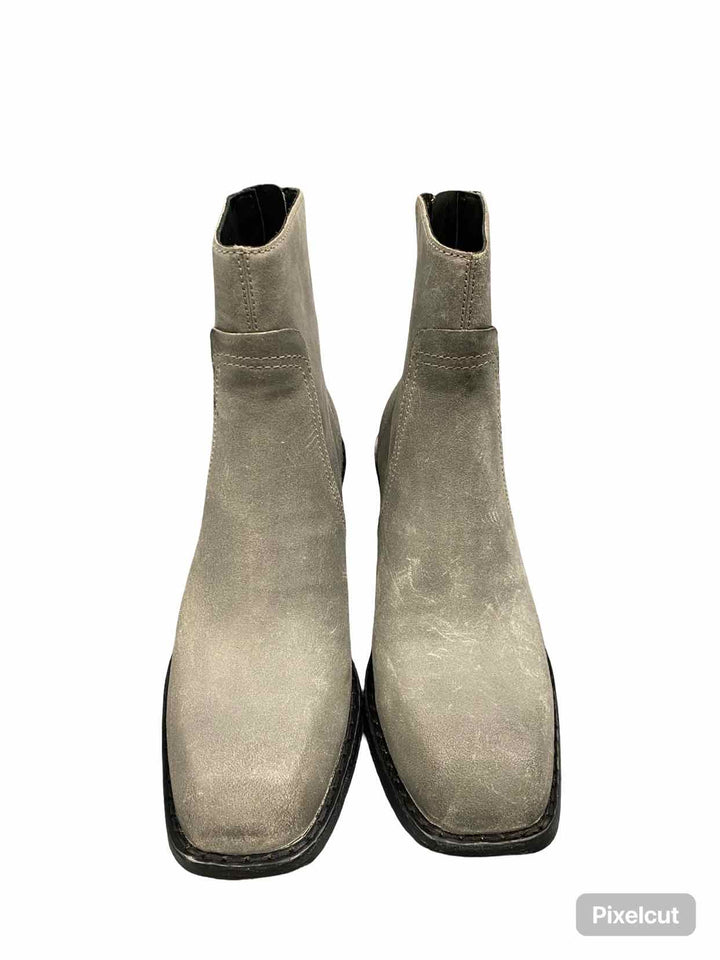 Rag & Bone Shoe Size 39.5 Gray Waxed Calf Suede Bristol Boots(Ankle)