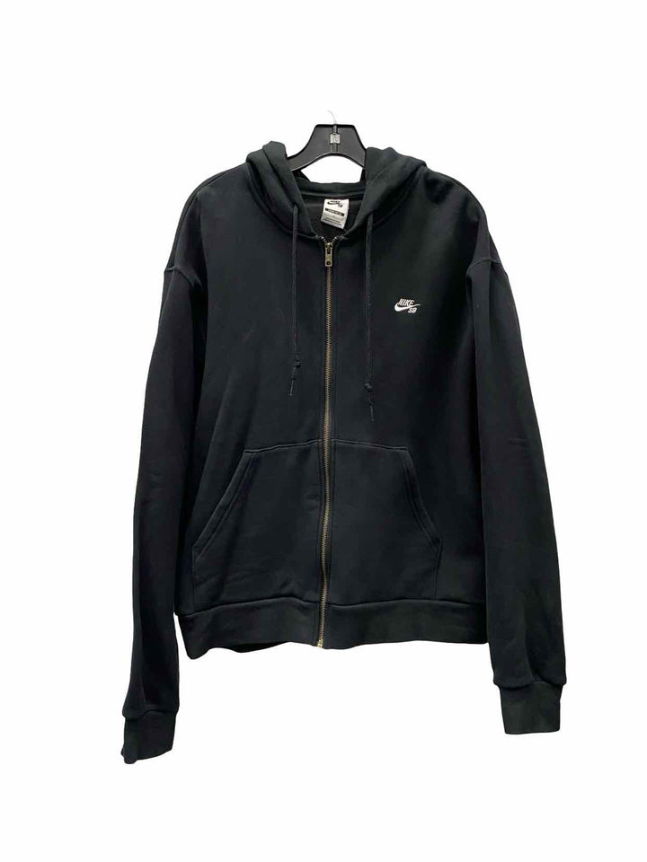 Nike Size L Black Hoodie Sweatshirt