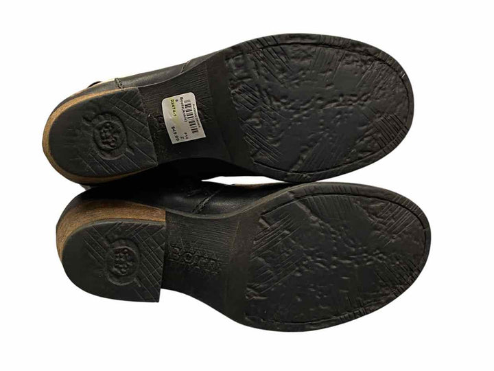 Born Shoe Size 6 Black Leather Boots(Ankle)